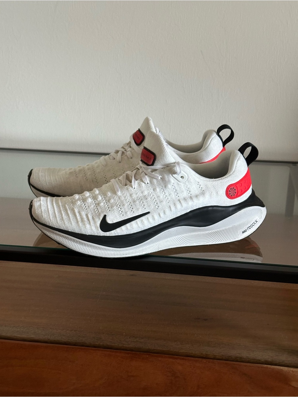 Nike ReactX Infinity Run 4 'White Light Crimson DR2665-100 Men's Shoes 11.5